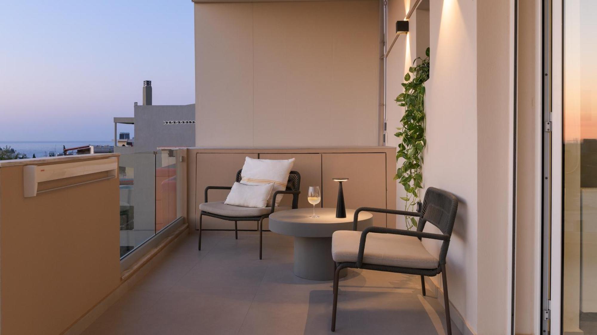 Ikia Mia Sea View Apartment Rethymno  ภายนอก รูปภาพ