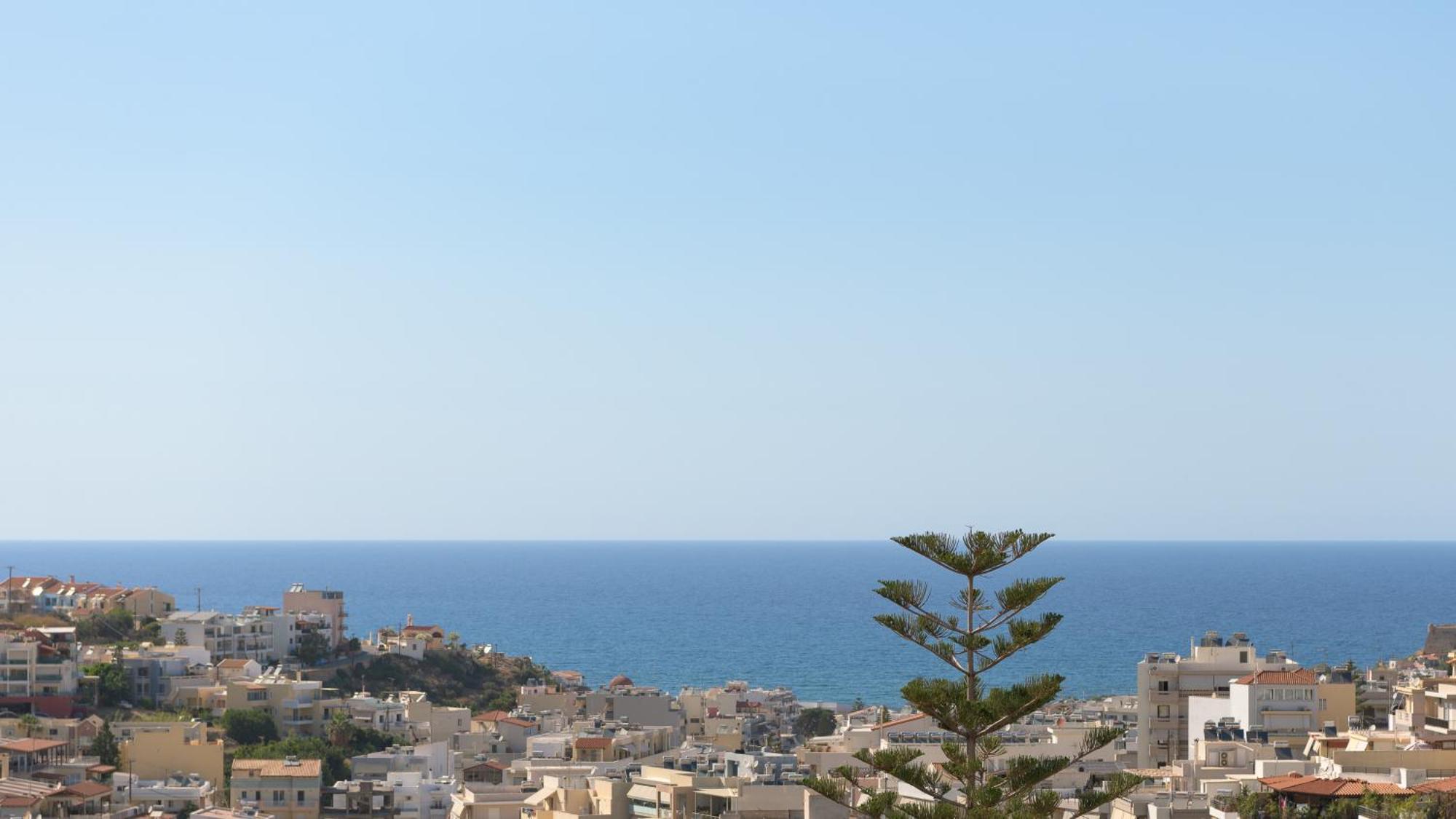 Ikia Mia Sea View Apartment Rethymno  ภายนอก รูปภาพ